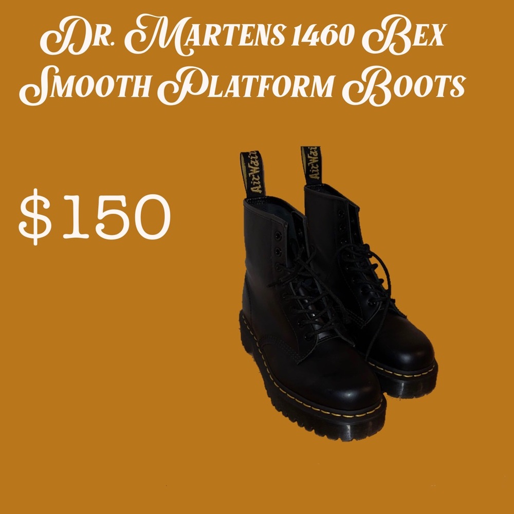 Dr. Martens 1460 Bex Smooth Leather Platform boots